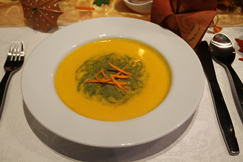 Scharfe Möhrensuppe